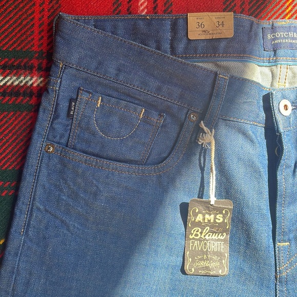 NWT Scotch & Soda 36W 34L Ralston jeans, unworn denim. - Picture 3 of 10